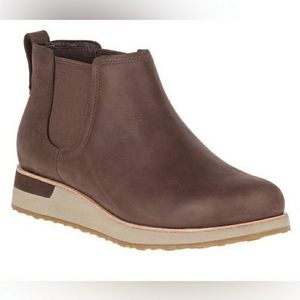 Merrell Leather Ankle Boots Roam Chelsea Brown 6.5